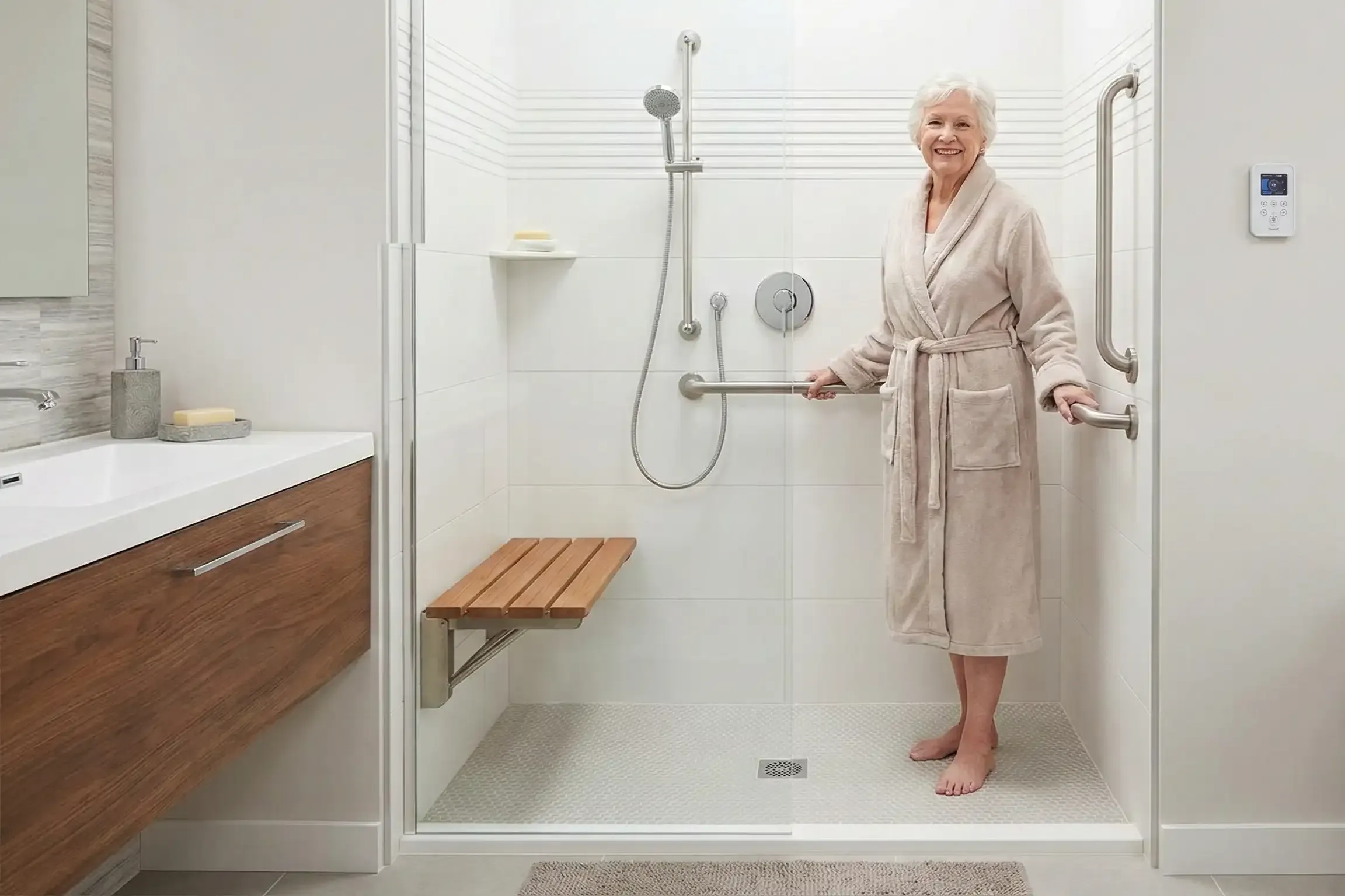 Image installateur douche senior 5 c unique douche seniors